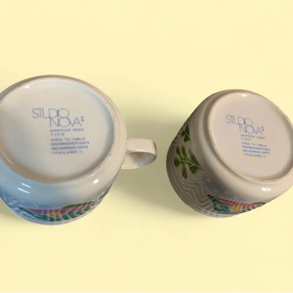 VTG Studio Nova Barrier Reef Coffee Cups Mugs Beach Fish Ocean (KT324)